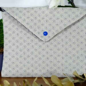 Pochette molletonnée grand format Fleurs