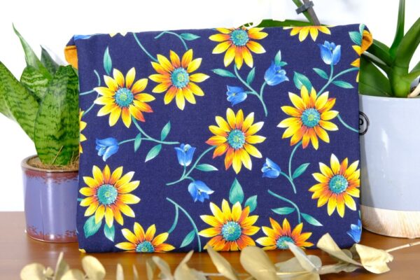 Pochette molletonnée grand format Tournesol – Image 2