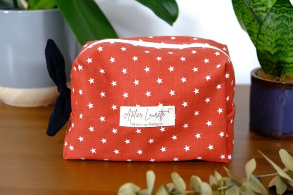 Trousse de toilette petit format Rouge