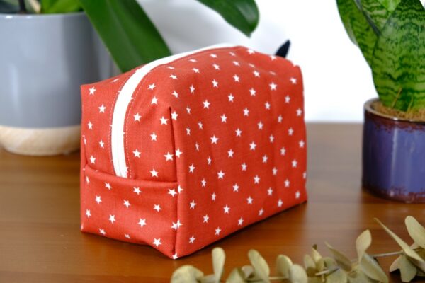 Trousse de toilette petit format Rouge – Image 3