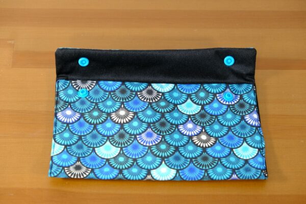 Pochette molletonnée petit format Bleu – Image 3