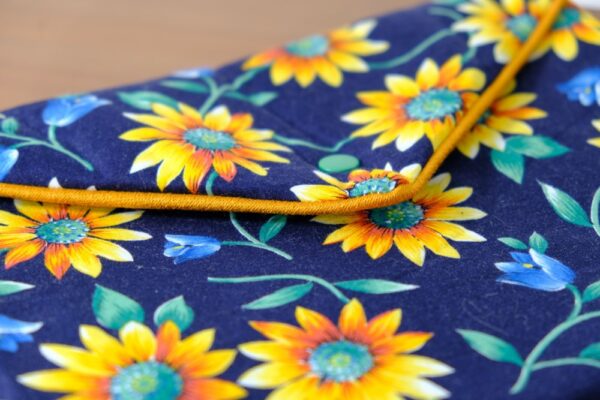 Pochette molletonnée grand format Tournesol