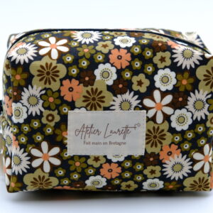 Trousse de toilette petit format Kaki