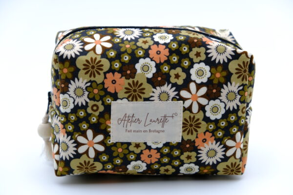 Trousse de toilette petit format Kaki