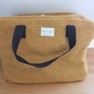Sac week-end bouclette Moutarde