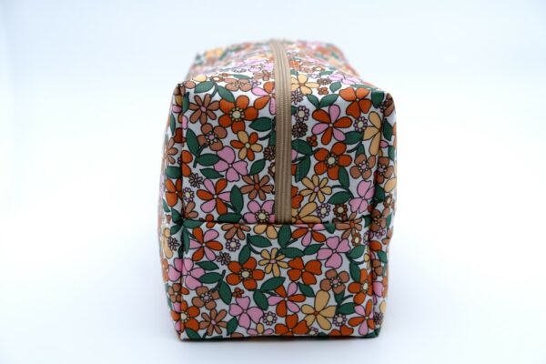 Trousse grand format à fleurs terracotta – Image 4