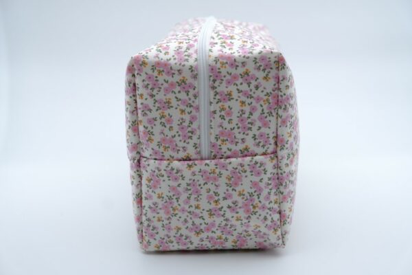 Trousse grand format à fleurs roses – Image 4