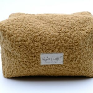 Trousse grand format Bouclette beige