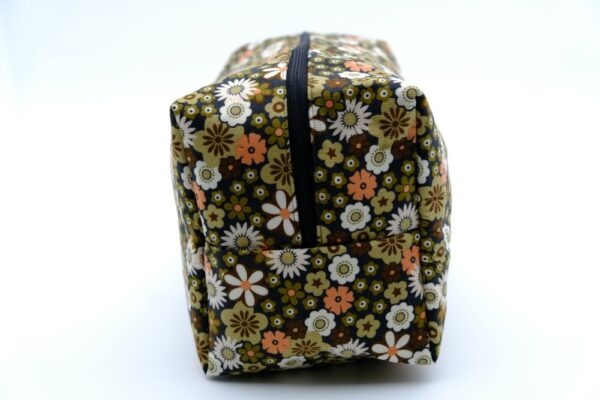 Trousse grand format velours Kaki – Image 4