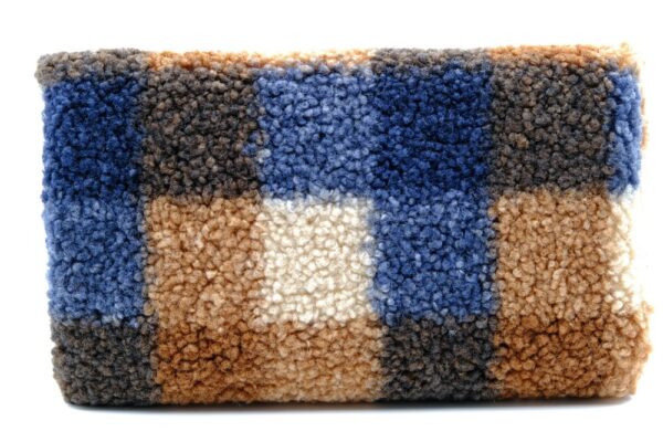 Pochette molletonnée petit format marine – Image 3