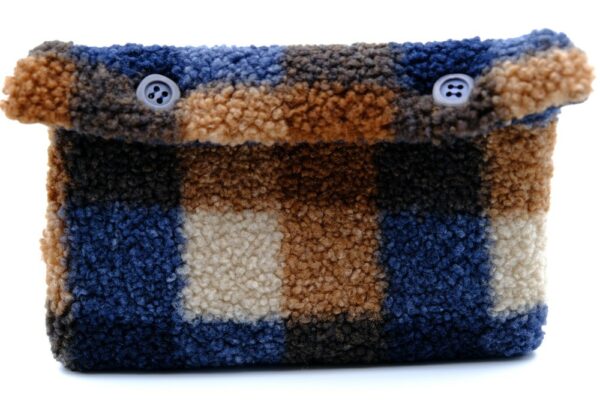 Pochette molletonnée petit format marine – Image 6