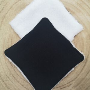 Lingette lavable en coton et éponge de bambou
