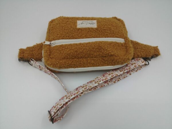 Sac banane en bouclette jaune moutarde – Image 2